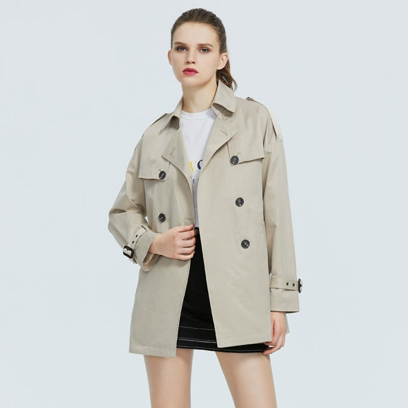 Trench Coat Curto Lotus