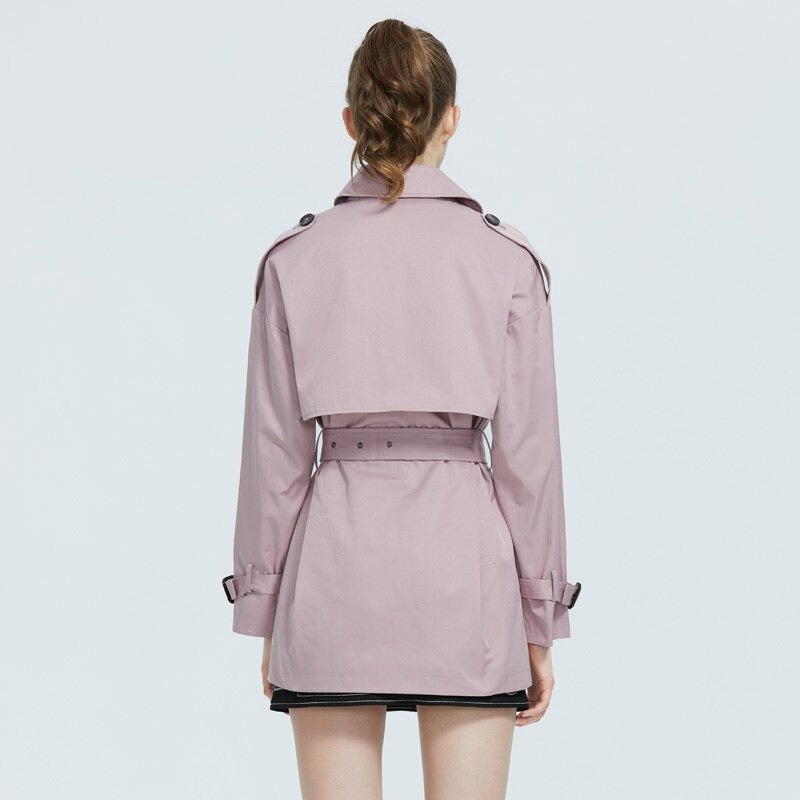 Trench Coat Curto Lotus