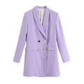 Blazer Lilás Outerwear Feminino