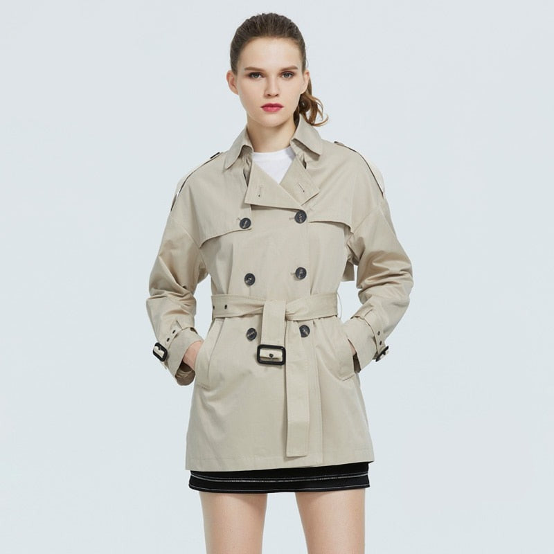 Trench Coat Curto Lotus